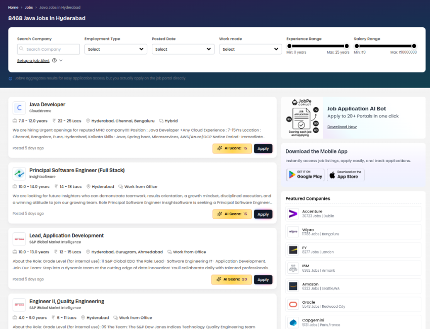 Jobs Search